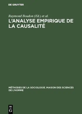 Boudon / Lazarsfeld |  L’analyse empirique de la causalité | eBook | Sack Fachmedien