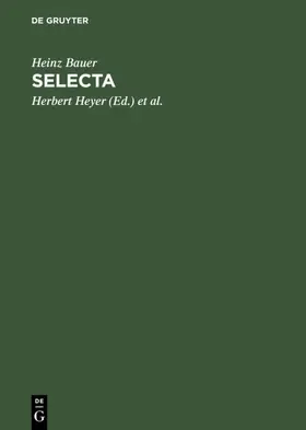Bauer / Heyer / Jacob |  Selecta | eBook | Sack Fachmedien