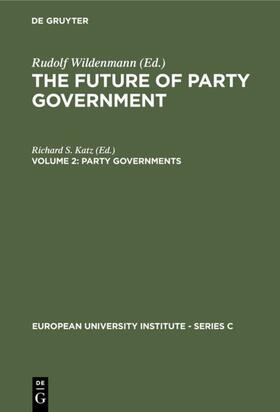 Katz | Party Governments | E-Book | sack.de