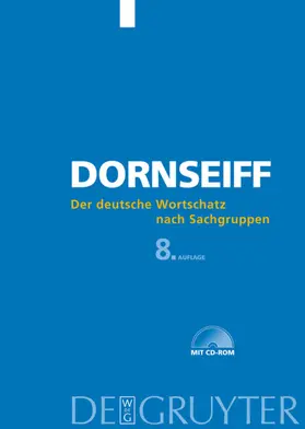 Dornseiff / Quasthoff | Der deutsche Wortschatz nach Sachgruppen | E-Book | www.sack.de