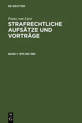 Liszt | 1875 bis 1891 | E-Book | sack.de