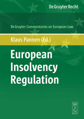 Pannen | European Insolvency Regulation | E-Book | sack.de