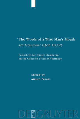 Perani |  "The Words of a Wise Man's Mouth are Gracious" (Qoh 10,12) | eBook | Sack Fachmedien