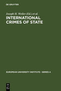 Weiler / Cassese / Spinedi |  International Crimes of State | eBook | Sack Fachmedien