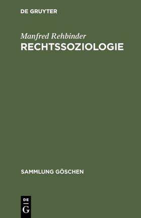 Rehbinder |  Rechtssoziologie | eBook | Sack Fachmedien