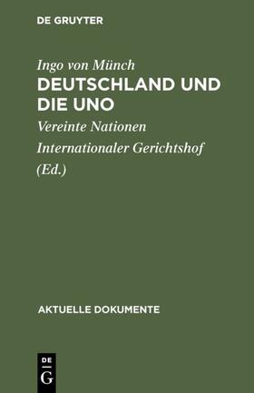 Münch |  Deutschland und die UNO | eBook | Sack Fachmedien