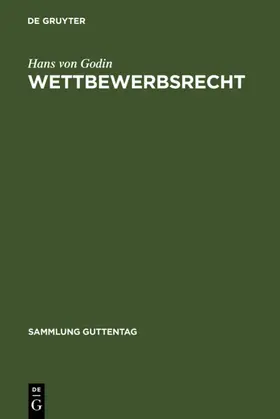 Godin | Wettbewerbsrecht | E-Book | www.sack.de