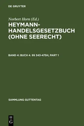 Balzer / Horn / Berger |  Buch 4. §§ 343-475h | eBook | Sack Fachmedien