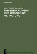 Stuckenberg |  Untersuchungen zur Unschuldsvermutung | eBook | Sack Fachmedien