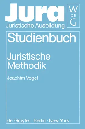 Vogel |  Juristische Methodik | eBook | Sack Fachmedien
