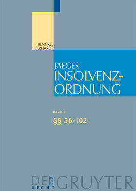 Jaeger / Eckardt / Henckel | Insolvenzordnung | E-Book | sack.de