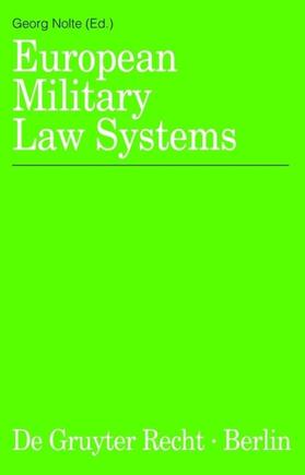 Nolte |  European Military Law Systems | eBook | Sack Fachmedien