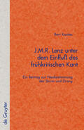 Kasties |  J.M.R. Lenz unter dem Einfluß des frühkritischen Kant | eBook | Sack Fachmedien
