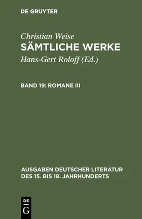 Roloff / Susen |  Sämtliche Werke. Band 19 | eBook | Sack Fachmedien