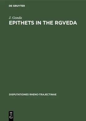 Gonda | Epithets in the Rgveda | E-Book | www.sack.de