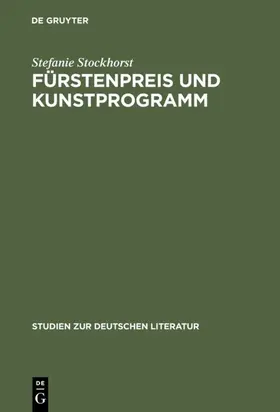 Stockhorst | Fürstenpreis und Kunstprogramm | E-Book | www.sack.de