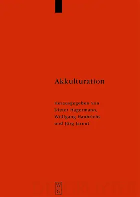 Hägermann / Haubrichs / Jarnut |  Akkulturation | eBook | Sack Fachmedien