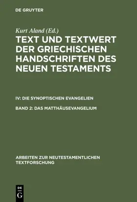 Aland / Wachtel |  Das Matthäusevangelium | eBook | Sack Fachmedien