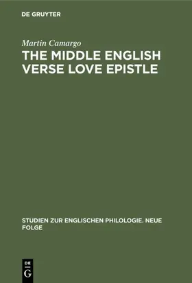 Camargo |  The Middle English Verse Love Epistle | eBook | Sack Fachmedien