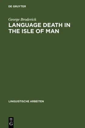 Broderick | Language Death in the Isle of Man | E-Book | sack.de