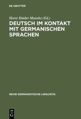 Munske |  Deutsch im Kontakt mit germanischen Sprachen | eBook | Sack Fachmedien
