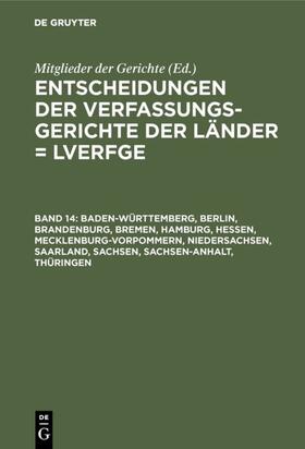 Baden-Württemberg, Berlin, Brandenburg, Bremen, Hamburg, Hessen, Mecklenburg-Vorpommern, Niedersachsen, Saarland, Sachsen, Sachsen-Anhalt, Thüringen | E-Book | sack.de