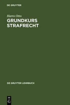 Otto |  Grundkurs Strafrecht | eBook | Sack Fachmedien