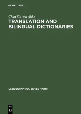 Sin-wai | Translation and Bilingual Dictionaries | E-Book | www.sack.de