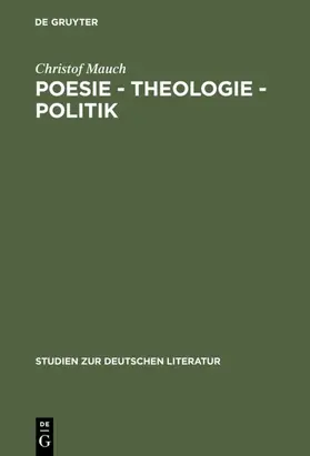 Mauch |  Poesie - Theologie - Politik | eBook | Sack Fachmedien