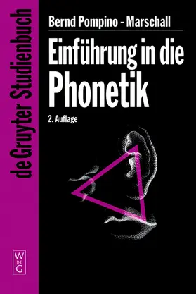 Pompino-Marschall |  Einführung in die Phonetik | eBook | Sack Fachmedien