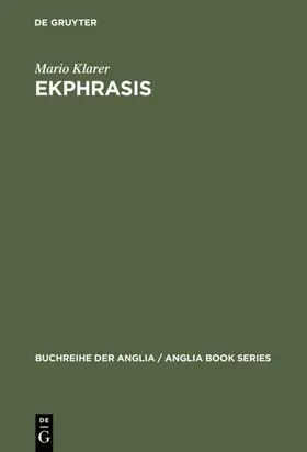 Klarer |  Ekphrasis | eBook | Sack Fachmedien