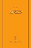 Klein |  Gesetzgebung ohne Parlament? | eBook | Sack Fachmedien