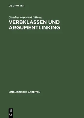 Joppen-Hellwig | Verbklassen und Argumentlinking | E-Book | www.sack.de
