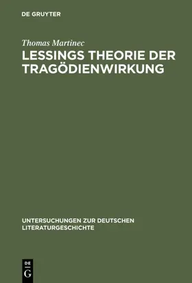 Martinec | Lessings Theorie der Tragödienwirkung | E-Book | www.sack.de