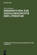 Schönert |  Perspektiven zur Sozialgeschichte der Literatur | eBook | Sack Fachmedien