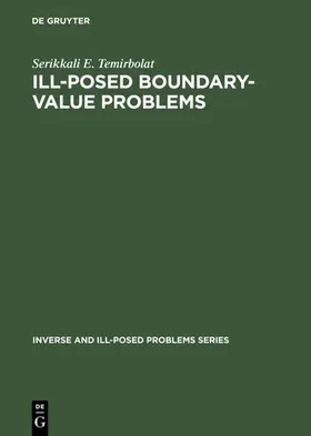 Temirbolat |  Ill-Posed Boundary-Value Problems | eBook | Sack Fachmedien
