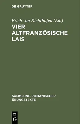 Richthofen |  Vier altfranzösische Lais | eBook | Sack Fachmedien