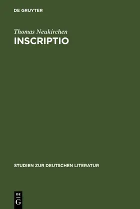 Neukirchen | Inscriptio | E-Book | www.sack.de