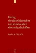 Bergmann / Stricker |  Katalog der althochdeutschen und altsächsischen Glossenhandschriften | eBook | Sack Fachmedien