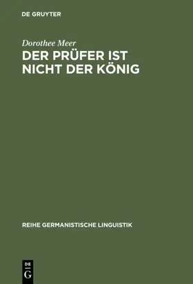 Meer |  Der Prüfer ist nicht der König | eBook | Sack Fachmedien