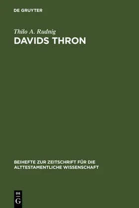 Rudnig |  Davids Thron | eBook | Sack Fachmedien