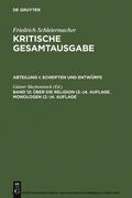 Meckenstock |  Über die Religion (2.-)4. Auflage. Monologen (2.-)4. Auflage | eBook | Sack Fachmedien