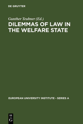 Teubner | Dilemmas of Law in the Welfare State | E-Book | sack.de