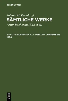 Feilchenfeld-Fales / Schönebaum | Schriften aus der Zeit von 1803 bis 1804 | E-Book | www.sack.de