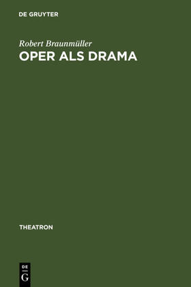 Braunmüller |  Oper als Drama | eBook | Sack Fachmedien