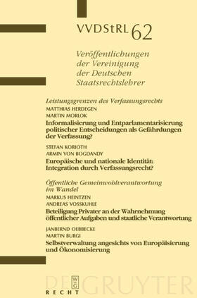 Leistungsgrenzen des Verfassungsrechts. Öffentliche Gemeinwohlverantwortung im Wandel | E-Book | sack.de