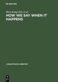 Kamp / Reyle |  How we say WHEN it happens | eBook | Sack Fachmedien
