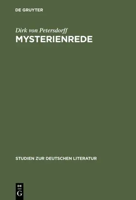 Petersdorff | Mysterienrede | E-Book | www.sack.de