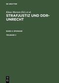 Marxen / Werle |  Strafjustiz und DDR-Unrecht. Band 4: Spionage. Teilband 2 | eBook | Sack Fachmedien