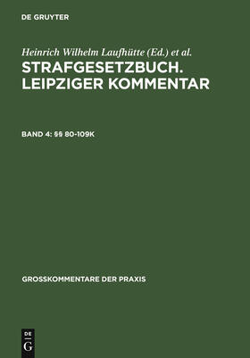 Laufhütte / Rissing-van Saan / Kuschel |  Strafgesetzbuch. Leipziger Kommentar | eBook | Sack Fachmedien
